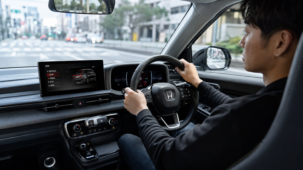 Interior dan fitur berkendara Honda Super-ONE