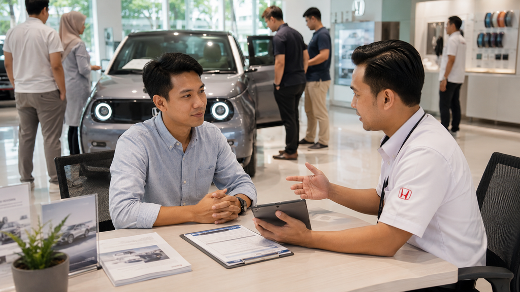 Konsumen Honda Super-ONE dapat masuk daftar tunggu melalui dealer resmi